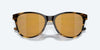 [Gold Mirror Polarized Glass Lenses, Tortoise Frame]