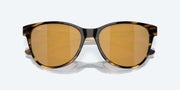 Gold Mirror Polarized Glass Lenses, Tortoise Frame