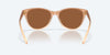 [Copper Silver Mirror Polarized Glass Lenses, Sandbar Frame]