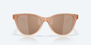 Copper Silver Mirror Polarized Glass Lenses, Sandbar Frame