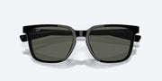 Gray Polarized Glass Lenses, Black Frame