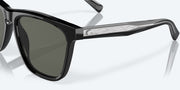 Gray Polarized Glass Lenses, Black Frame