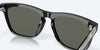 [Gray Polarized Glass Lenses, Black Frame]