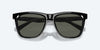 [Gray Polarized Glass Lenses, Black Frame]