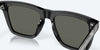 [Gray Polarized Glass Lenses, Black Frame]