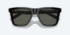 [Gray Polarized Glass Lenses, Black Frame]