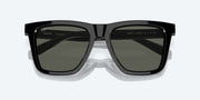 Gray Polarized Glass Lenses, Black Frame