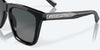 [Gray Gradient Polarized Glass Lenses, Black Frame]