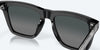 [Gray Gradient Polarized Glass Lenses, Black Frame]