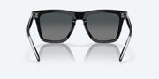 Gray Gradient Polarized Glass Lenses, Black Frame