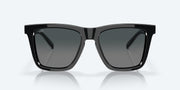 Gray Gradient Polarized Glass Lenses, Black Frame