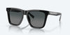 [Gray Gradient Polarized Glass Lenses, Black Frame]