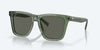 [Gray Polarized Glass Lenses, Olive Frame]