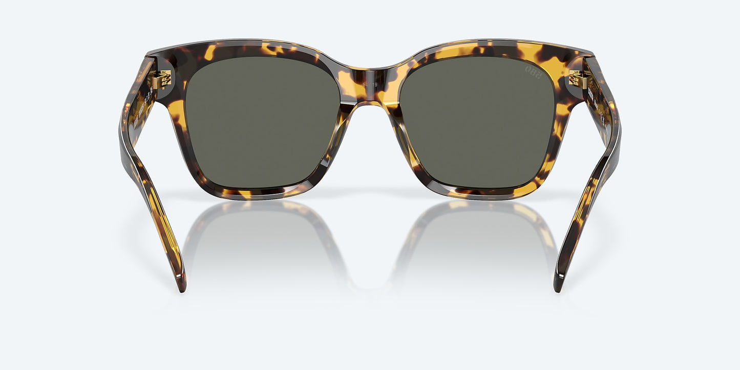 [Gray Polarized Glass Lenses, Tortoise Frame]