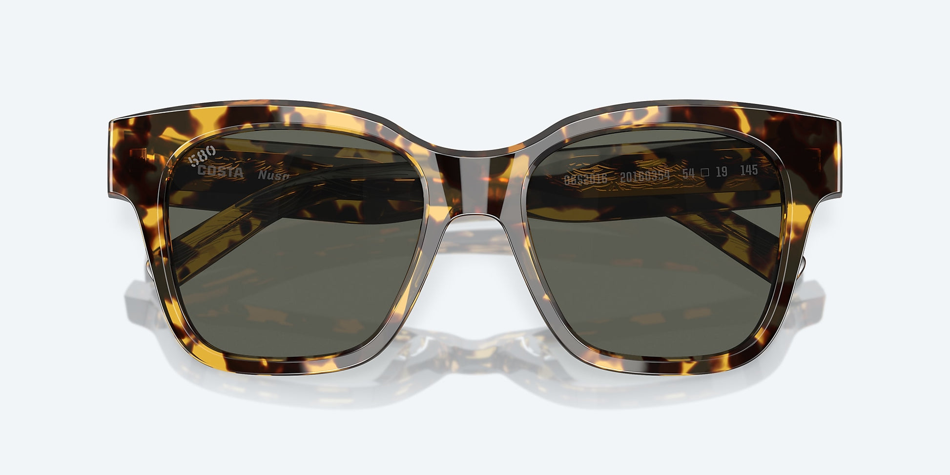 [Gray Polarized Glass Lenses, Tortoise Frame]