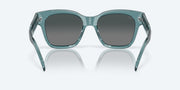 Gray Gradient Polarized Glass Lenses, Deep Crystal Aquamarine Frame