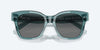 [Gray Gradient Polarized Glass Lenses, Deep Crystal Aquamarine Frame]