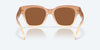 [Copper Silver Mirror Polarized Glass Lenses, Sandbar Frame]