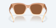 Copper Silver Mirror Polarized Glass Lenses, Sandbar Frame