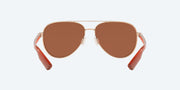 Copper Silver Mirror Polarized Polycarbonate Lenses, Shiny Rose Gold Frame