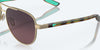 [Rose Gradient Polarized Glass Lenses, Brushed Gold Frame]