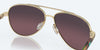 [Rose Gradient Polarized Glass Lenses, Brushed Gold Frame]