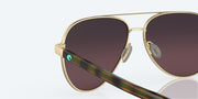 Rose Gradient Polarized Glass Lenses, Brushed Gold Frame