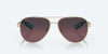 [Rose Gradient Polarized Glass Lenses, Brushed Gold Frame]