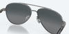 [Gray Gradient Polarized Glass Lenses, Gunmetal Frame]