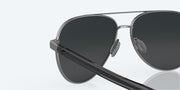 Gray Gradient Polarized Glass Lenses, Gunmetal Frame