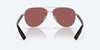 [Gold Mirror Polarized Glass Lenses, Brushed Gold Frame]