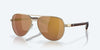 [Gold Mirror Polarized Glass Lenses, Brushed Gold Frame]