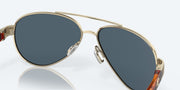 Gray Polarized Polycarbonate Lenses, Rose Gold Frame