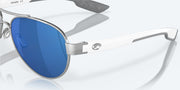 Blue Mirror Polarized Polycarbonate Lenses, Palladium Frame