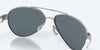 [Blue Mirror Polarized Polycarbonate Lenses, Palladium Frame]