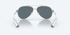 [Blue Mirror Polarized Polycarbonate Lenses, Palladium Frame]