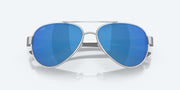 Blue Mirror Polarized Polycarbonate Lenses, Palladium Frame