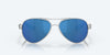 [Blue Mirror Polarized Polycarbonate Lenses, Palladium Frame]