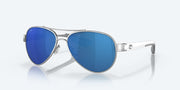 Blue Mirror Polarized Polycarbonate Lenses, Palladium Frame