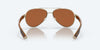 [Green Mirror Polarized Polycarbonate Lenses, Rose Gold Frame]