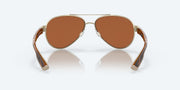 Green Mirror Polarized Polycarbonate Lenses, Rose Gold Frame