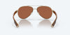 [Copper Silver Mirror Polarized Polycarbonate Lenses, Rose Gold Frame]