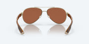 Copper Silver Mirror Polarized Polycarbonate Lenses, Rose Gold Frame