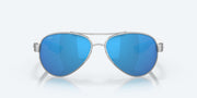 Blue Mirror Polarized Glass Lenses, Palladium Frame