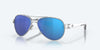 [Blue Mirror Polarized Glass Lenses, Palladium Frame]