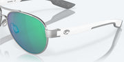 Green Mirror Polarized Glass Lenses, Palladium Frame