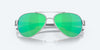 [Green Mirror Polarized Glass Lenses, Palladium Frame]