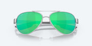 Green Mirror Polarized Glass Lenses, Palladium Frame