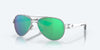 [Green Mirror Polarized Glass Lenses, Palladium Frame]