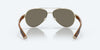 [Blue Mirror Polarized Glass Lenses, Rose Gold Frame]